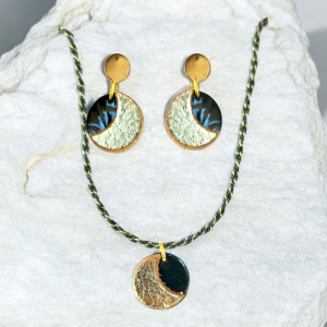 Conjunto gargantilla esmeralda