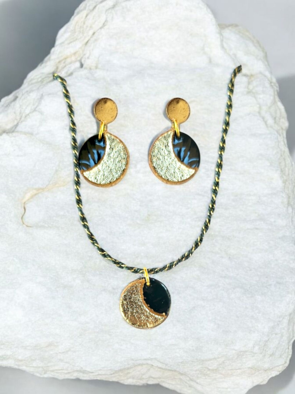 Conjunto gargantilla esmeralda