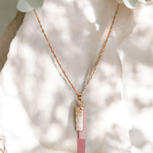 Colgante Lira rosa