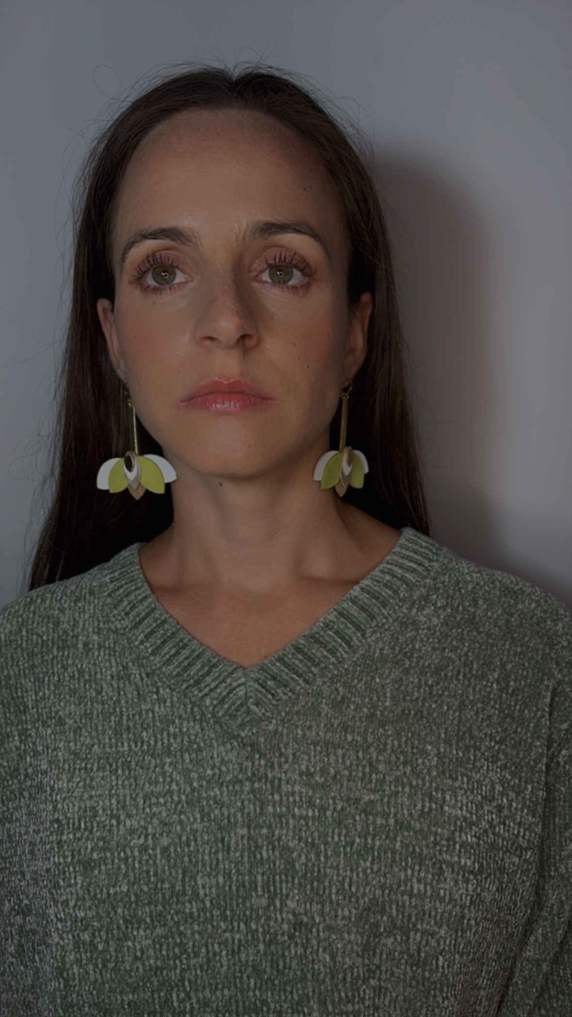 Flor de Loto colgante verde - Imagen 2