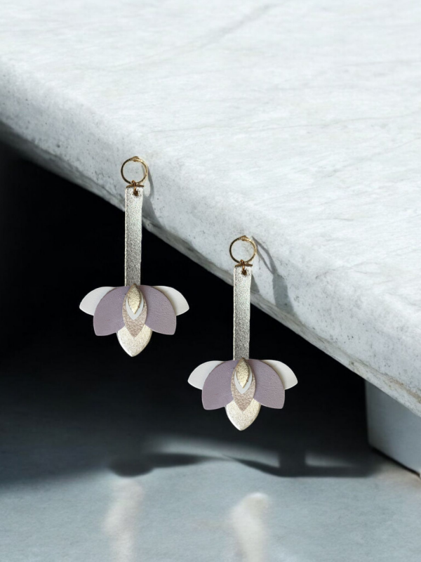 Flor de Loto Colgante violeta