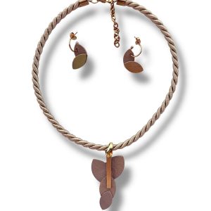 Conjunto Asimétrica champagne