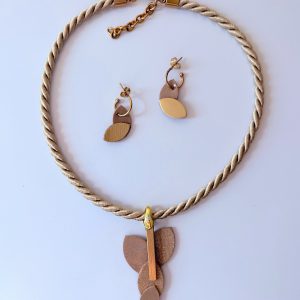 Conjunto Asimétrica champagne