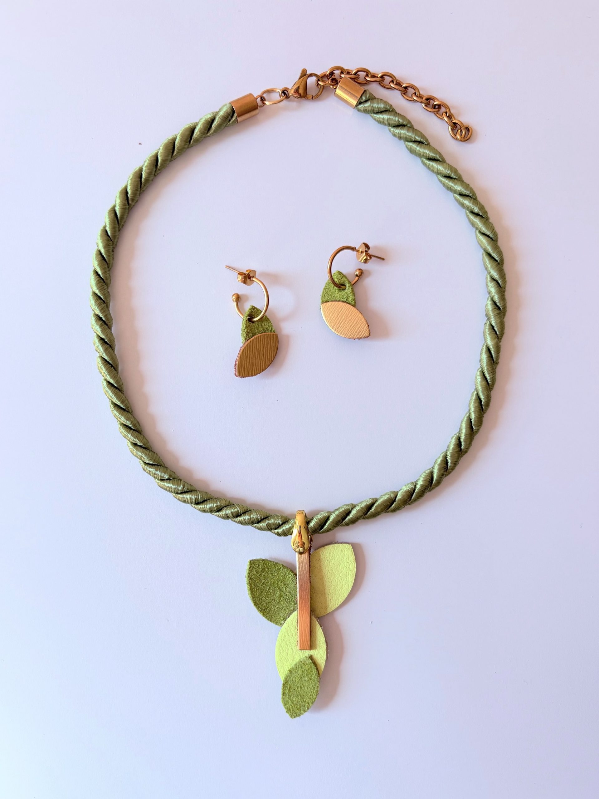 Conjunto Asimétrica verde