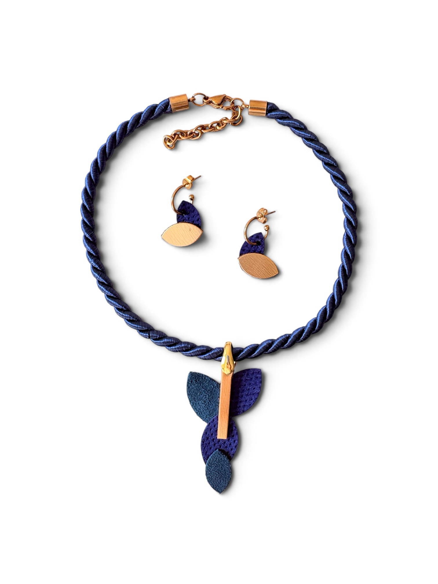 Conjunto Asimétrica azulón