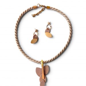Conjunto Asimétrica champagne
