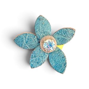 Anillo margarita turquesa